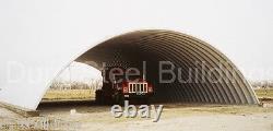 DuroSPAN Steel 21x24x10 Metal Quonset Arch Building Kit Open Ends Factory DiRECT