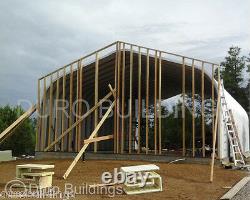 DuroSPAN Steel 25'x22x'13 Metal Prefab DIY Building Kit Open Ends Factory DiRECT