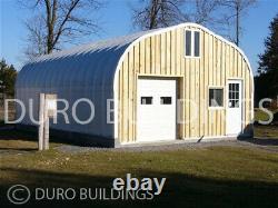 DuroSPAN Steel 25'x25'x13 Metal Straight Wall Arch Building Kit Open Ends DiRECT