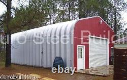 DuroSPAN Steel 25'x39'x13' Metal DIY Home Building Kits Open Ends Factory DiRECT