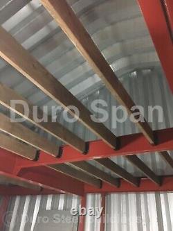 DuroSPAN Steel 25x24x16 Metal Building Sale! Man Cave She Shed Open Ends DiRECT