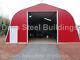 Durospan Steel 25x32x14 Metal Building Diy Garage Workshop Kit Open Ends Direct