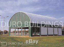 DuroSPAN Steel 25x46x14 Metal Arch Straight Wall Buildings DIY Home Kits DiRECT