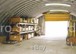 DuroSPAN Steel 27x30x13 Metal Quonset Arch Building Kit Open Ends Factory DiRECT