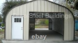 DuroSPAN Steel 30x20x14 Metal Garage DIY Home Shop Building Kit Open Ends DiRECT