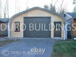 DuroSPAN Steel 30x20x14 Metal Garage Home Shop DIY Building Kit Open Ends DiRECT