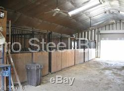 DuroSPAN Steel 30x30x15 Metal Prefab Building Kit Horse Barn Structures DiRECT