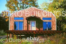 DuroSPAN Steel 30x34x14 Metal Garage Shop DIY Home Building Kit Open Ends DiRECT