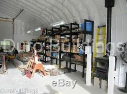 DuroSPAN Steel 30x46x15 Metal Building DIY Home Shop Garage Kit Open Ends DiRECT
