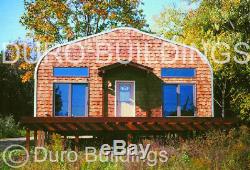 DuroSPAN Steel 32x50x18 Metal Garage Shop DIY Home Building Kit Open Ends DiRECT