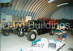 DuroSPAN Steel 33x32x15 Metal Quonset Barnominum Building Kits Open Ends DiRECT