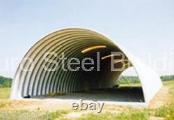 DuroSPAN Steel 33x33x15 Metal Quonset Arch Building Kit Open Ends Factory DiRECT