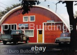 DuroSPAN Steel 33x40x15 Metal Quonset DIY Ag Barn Building Kit Open Ends DiRECT