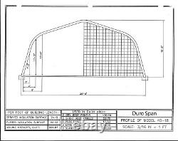 DuroSPAN Steel 40'x100'x18' Metal Man Cave Workshop Building Kits Factory DiRECT