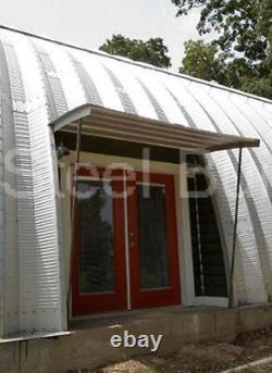 DuroSPAN Steel 40'x26'x20' Metal Quonset DIY Home Building Kits Open Ends DiRECT