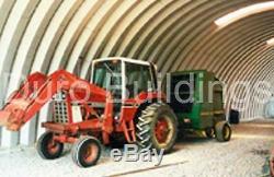 DuroSPAN Steel 40x40x16 Metal Quonset Hut Building Kit Open Ends Factory DiRECT