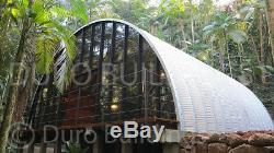 DuroSPAN Steel 40x60x16 Metal Quonset Barn Building Kit Open Ends Factory DiRECT