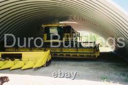 DuroSPAN Steel 42x120x20 Metal Quonset Barn Equipment Building Open Ends DiRECT