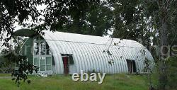 DuroSPAN Steel 50'x46'x17' Metal Quonset DIY Home Building Kits Open Ends DiRECT