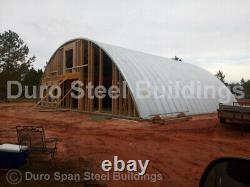 DuroSPAN Steel 50'x46'x17' Metal Quonset DIY Home Building Kits Open Ends DiRECT