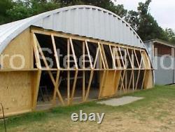 DuroSPAN Steel 50'x48'x17' Metal Quonset DIY Home Building Kits Open Ends DiRECT