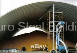 DuroSPAN Steel 51x100x17 Metal Quonset Hut Farm Building Kit Open Ends DiRECT