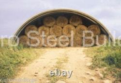DuroSPAN Steel 51x34x19 Metal Quonset DIY Building Kit Open Ends Factory DiRECT
