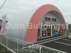 DuroSPAN Steel 52x70x18 Metal Quonset Hut DIY Home Building Kit Open Ends DiRECT
