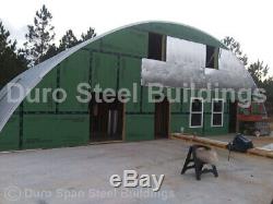 DuroSPAN Steel 55x38x19 Metal Quonset Homes DIY Building Kits Open Ends DiRECT
