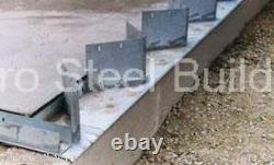 Duro Steel Arch Building 80' Metal Hand Welded Industrial Base Connector Plate