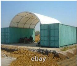 Gold Mountain 20'X20' Canopy Dome Container Shelter Roof PE Fabric Buildings