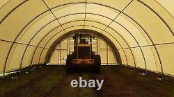 Gold Mountain 30X85X15 11oz PE Fabric Canvas Storage Shelter Hoop Barn Building