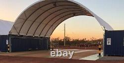 Gold Mountain 40'x40'x11' Shipping Container Shelter Cover Building Conex Canopy