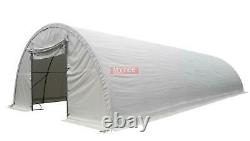 Hay Storage Building Shelter 22oz Tent Barn 30' x 65' HD Galvanized Steel