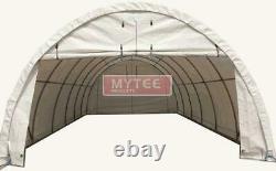 Hay Storage Building Shelter Tent 20' x 30' Heavy Duty Fabric Galvanized Steel