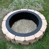 Heavy Duty Diy Build Your Own In-ground Wood Fire Pit Ring Rim