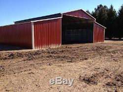 Metal 44x31 A-Frame Steel Building Horse Animal Barn Agricultural FREE INSTALL