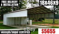 Metal Building, Carport, RV Cover, Barn, Steel Garage, Utility Shed, Car Canopy