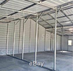 Metal Building Steel Pole Barn Kit Prefab 5 Car Garage Shop 66x36 FREE INSTALL