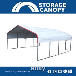 Metal carport kits garage carport building steel 20x20x10