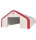 New 40x80x24 Dual Truss 21oz Pvc Fabric Canvas Storage Building Shelter Barn