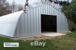 NEW Steel A30x50x16 Prefabricated Metal Arched Gambrel Barn Style Building Kit