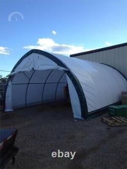New 20'x30'x12' Dome Storage Shelter Heavy Steel Tube PE Fabric Building Shelter