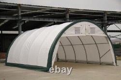 New 20x30x12 Gold Mountain Canvas Fabric Storage Building Storage Shelter
