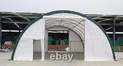 New 30x65x15 Canvas Fabric Storage Building Shelter Shop Metal Frame with warranty