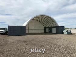 ON SALE! 40'x40'x11' Shipping Container Conex PE Fabric Building Shelter