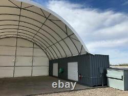ON SALE! 40'x40'x11' Shipping Container Conex PE Fabric Building Shelter