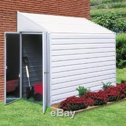 Outdoor Storage Shed Steel Garden Utility Tool Backyard Lawn Building 4 x 7 New