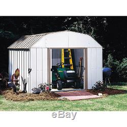 Prefab Kit Storage Shed Steel DIY Building Yard Garage Workshop Barn 10' X 14