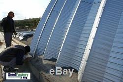 Q51x30x17 Steel Factory Mfg Metal Quonset Hut Arched Curved Building Cover DIY